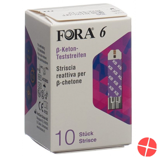 Fora 6 ?-keton Teststreifen 10 Stück