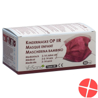Vasano Op Maske Typ Iir Kind 3-14j Weinrot 50 Stück Vasano Op Maske Typ Iir Kind 3-14j Weinrot 50 Stück