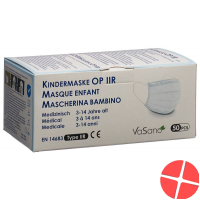 Vasano Op Maske Typ Iir Kind 3-14j Weiss 50 Stück