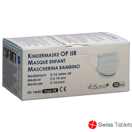 Vasano Op Maske Typ Iir Kind 3-14j Weiss 50 Stück buy online