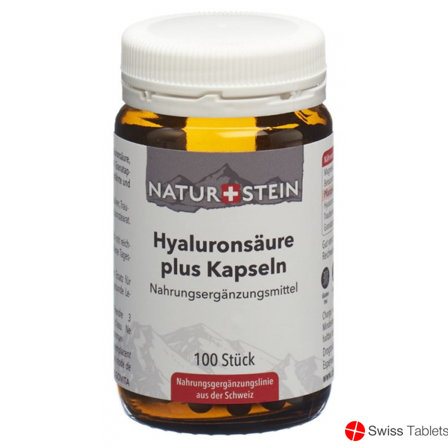 Naturstein Hyaluronsäure Plus Kapseln Glas 100 Stück buy online