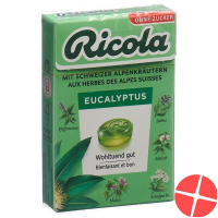Ricola Eucalyptus Bonbons Oz M Stevia Box 50g Ricola Eucalyptus Bonbons Oz M Stevia Box 50g
