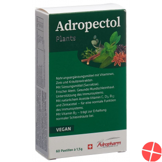 Adropectol Plants Pastillen 60 Stück