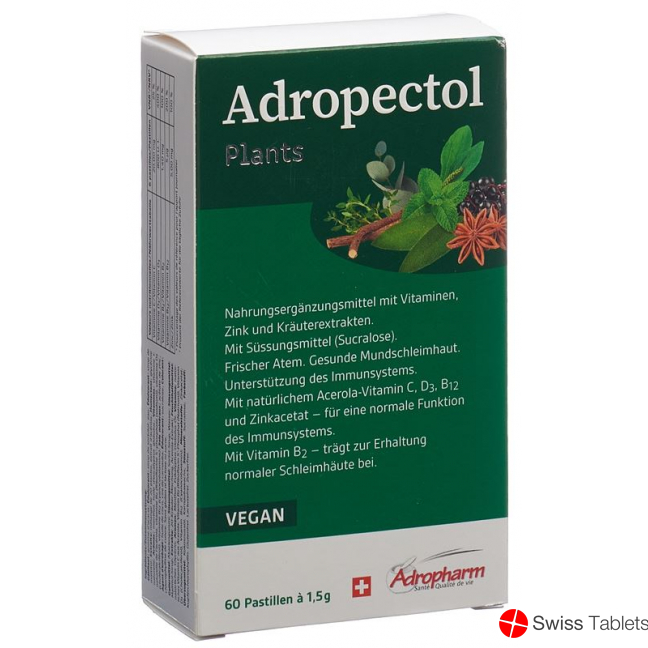 Adropectol Plants Pastillen 60 Stück buy online
