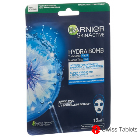 Garnier Tuchmaske Hydra Bomb Nacht 28g buy online