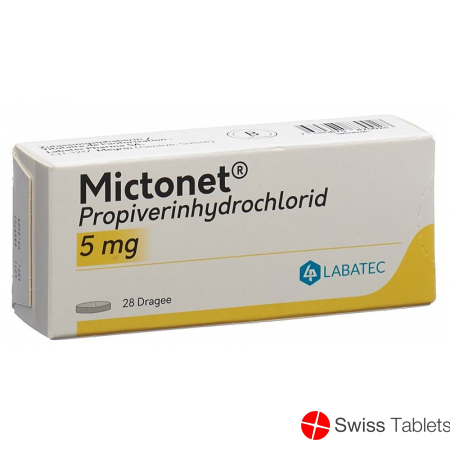 Mictonet Dragees 5mg 28 Stück buy online