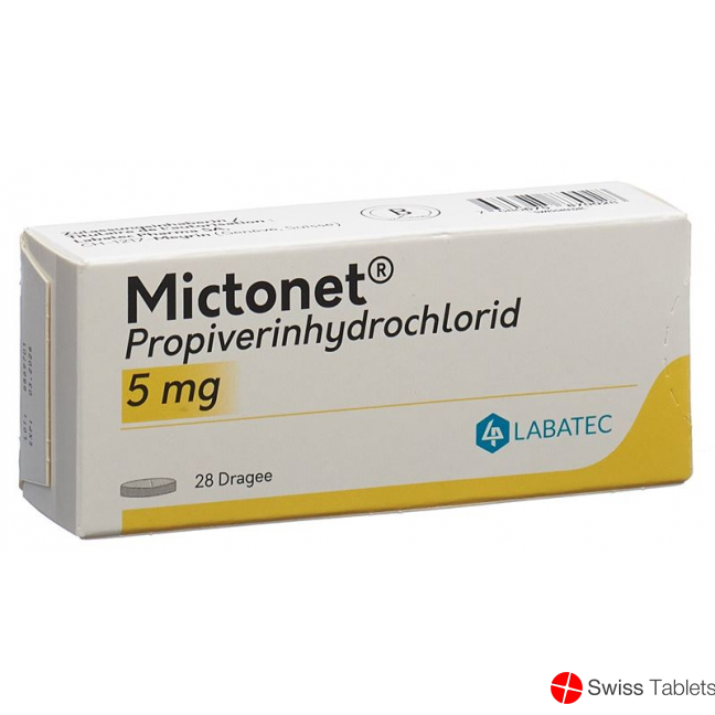 Mictonet Dragees 5mg 28 Stück buy online