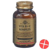 Solgar Vita B+c Komplex Tabletten Flasche 100 Stück Solgar Vita B+c Komplex Tabletten Flasche 100 Stück