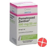 Pemetrexed Zentiva Infusionskonzentrat 500mg/20ml Durchstechflasche
