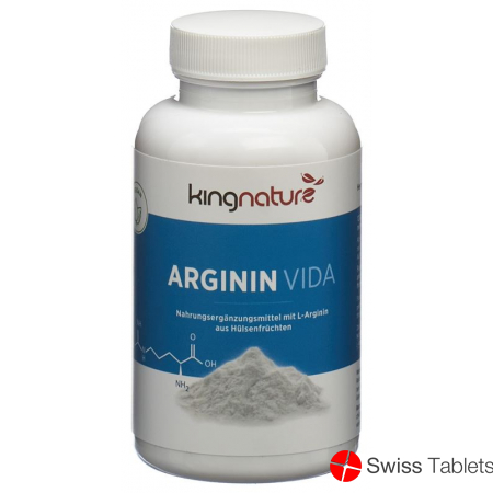 Kingnature Arginin Vida Kapseln 2250mg Dose 120 Stück buy online
