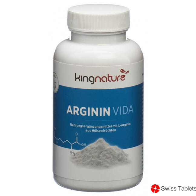 Kingnature Arginin Vida Kapseln 2250mg Dose 120 Stück buy online