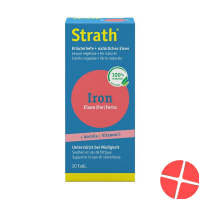 Strath Iron Natural Iron+Herbal Yeast Tablets 30 Capsules