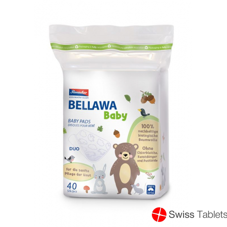 Bellawa Baby Wattepads Beutel 40 Stück buy online