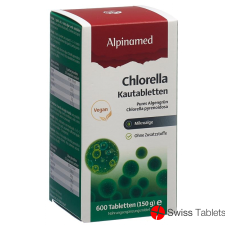 Alpinamed Chlorella Tablets 250mg Tin 600 pieces buy online