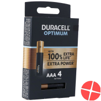 Duracell Batt Optimum Aaa 4 Stück