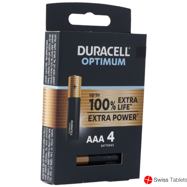 Duracell Batt Optimum Aaa 4 Stück buy online