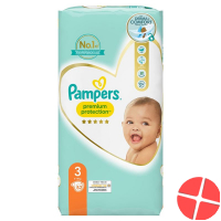 Pampers Prem Prot Grösse 3 6-10kg Midi Sparp 52 Stück