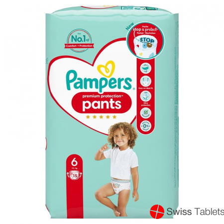 Pampers Prem Prot Pan Grösse 6 15+kg Ex Lar Pack 15 Stück buy online