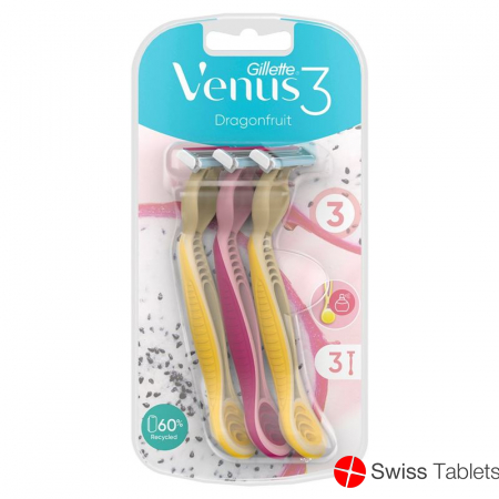 Gillette Venus Disposable razor Dragonfruit 3 pieces buy online