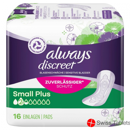 Always Discreet Incontinence Small Plus 16 pieces buy online