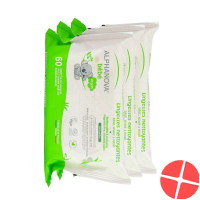Alphanova BB Pflegetuech Oliv ohne Parfüm U Alk 3x60stk