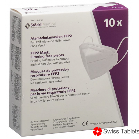 Stoecklimed Atemschutzmaske Ffp2 O Vent Chn 10 Stück buy online