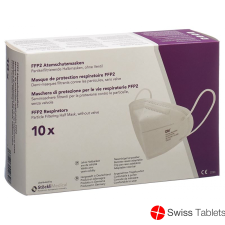 Stoecklimed Atemschutzmaske Ffp2 O Vent Deu 10 Stück buy online