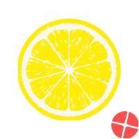 Herboristeria Servietten Lemon Rund 12 Stück