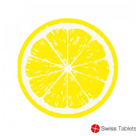 Herboristeria Servietten Lemon Rund 12 Stück buy online