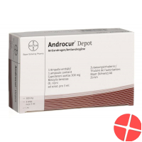 Androcur Depot Injektionslösung 300mg/3ml i.m. 3 Ampullen 3ml