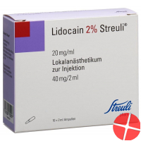 Lidocain Streuli 2% O Kons 10 Ampullen 2ml