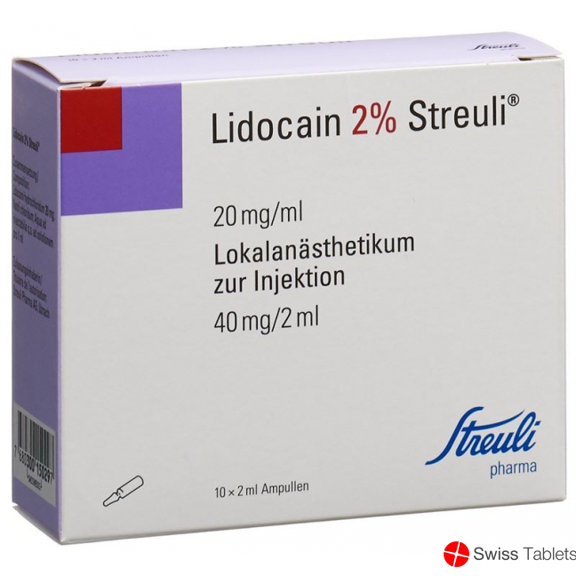Lidocain Streuli 2% O Kons 10 Ampullen 2ml buy online
