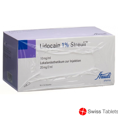 Lidocain Streuli 1% O Kons 50 Ampullen 2ml buy online