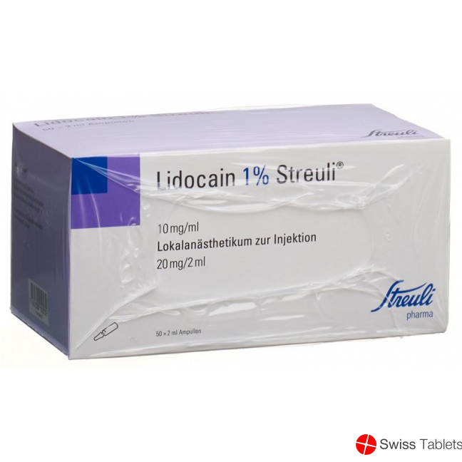 Lidocain Streuli 1% O Kons 50 Ampullen 2ml buy online