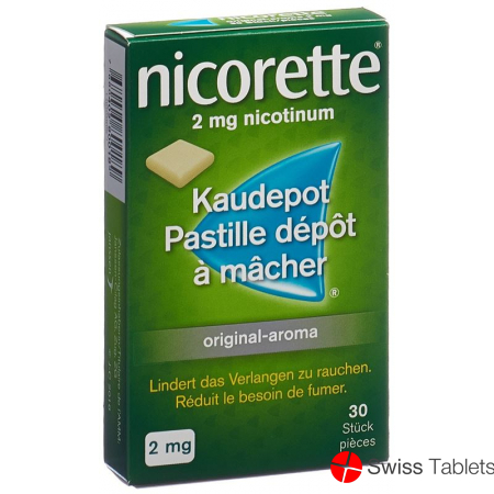 Nicorette Original 2mg 30 Kaugummi buy online