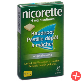 Nicorette Original 4mg 30 Kaugummi