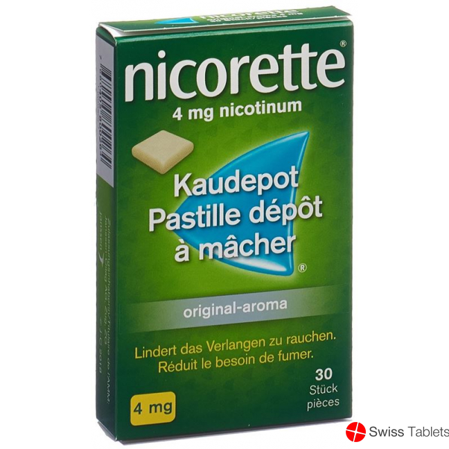 Nicorette Original 4mg 30 Kaugummi buy online