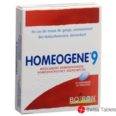 Homeogene Boiron No 9 Tabletten 60 Stück buy online