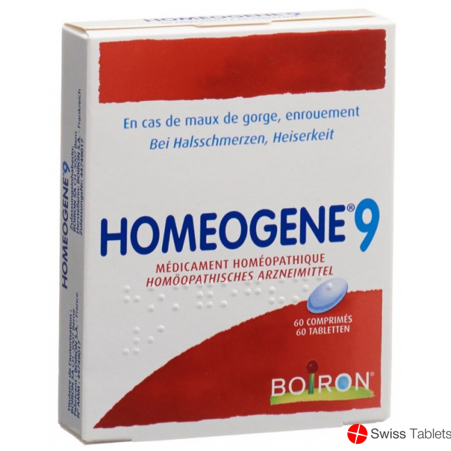 Homeogene Boiron No 9 Tabletten 60 Stück buy online