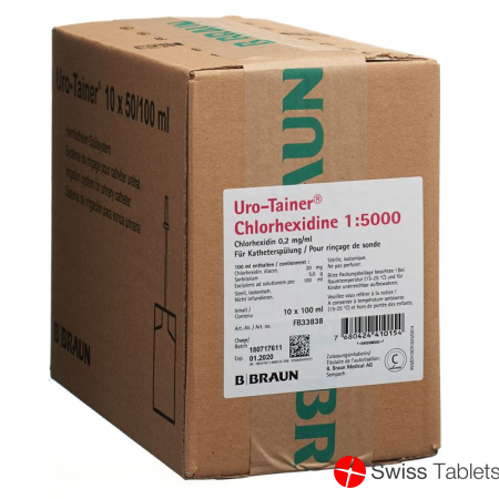 Uro Tainer Chlorhex Spüllösung 1:5000 10 Beutel 100ml buy online