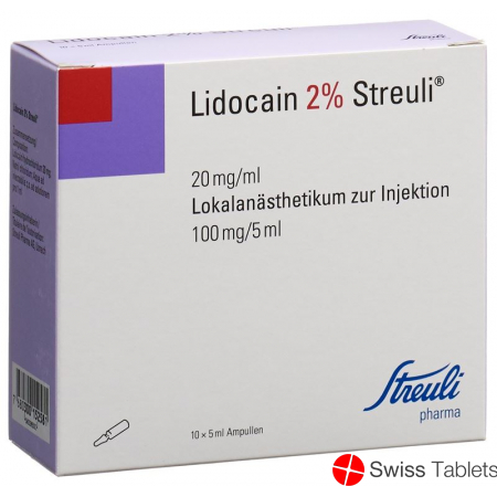 Lidocain Streuli 2% O Kons 10 Ampullen 5ml buy online