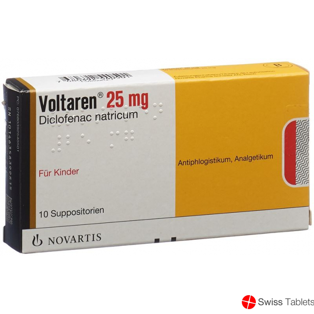 Voltaren 25mg Kinder 10 Zäpfchen buy online