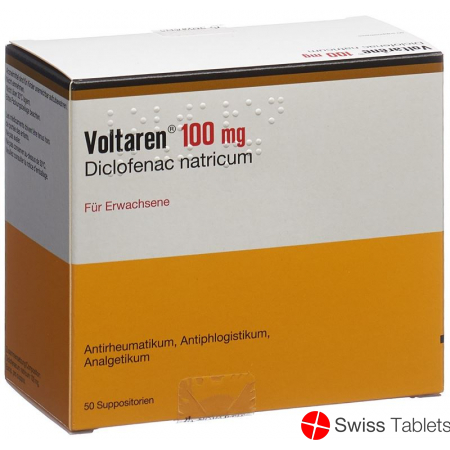 Voltaren Zäpfchen 100mg Erwachsene 50 Stück buy online
