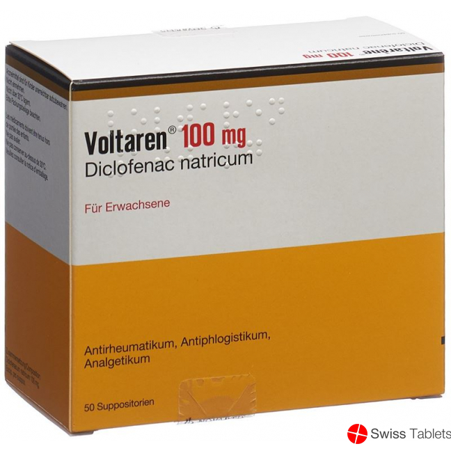 Voltaren Zäpfchen 100mg Erwachsene 50 Stück buy online