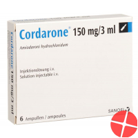 Cordarone Injektionslösung 150mg/3ml 6 Ampullen 3ml