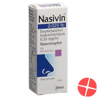 Nasivin Tropfen 0.025% Kind 10ml Nasivin Tropfen 0.025% Kind 10ml