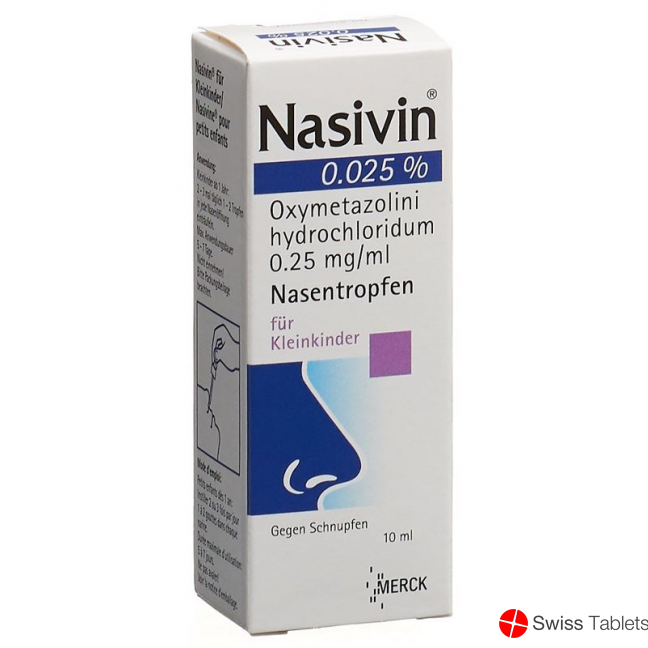 Nasivin Tropfen 0.025% Kind 10ml buy online