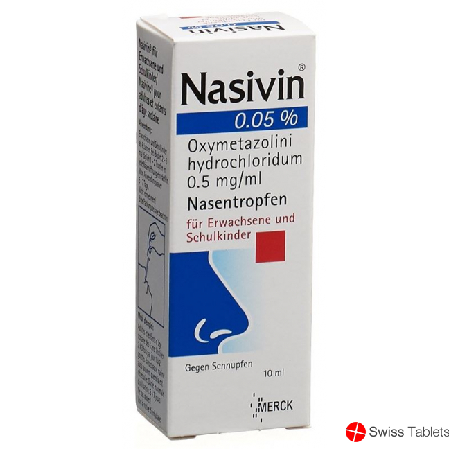Nasivin Tropfen 0.05% Erwachsene 10ml buy online
