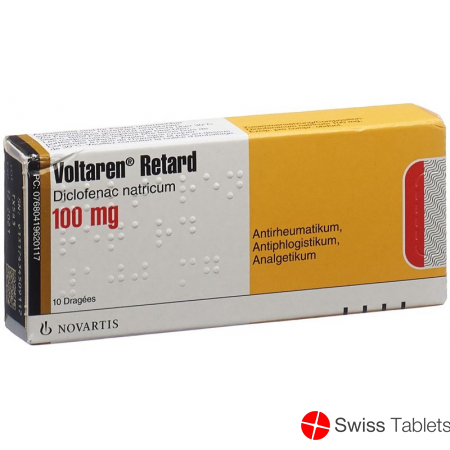 Voltaren 100mg 10 Retard-Dragées buy online