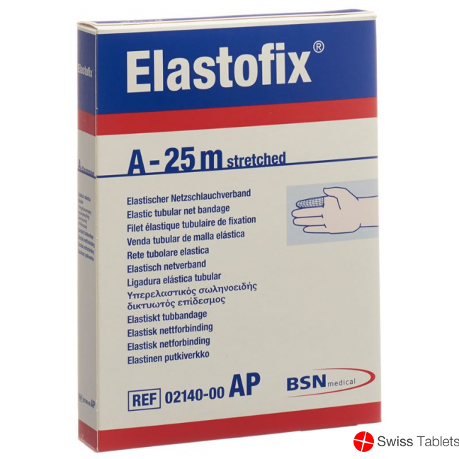 Elastofix mesh tubular bandage A 25m finger buy online